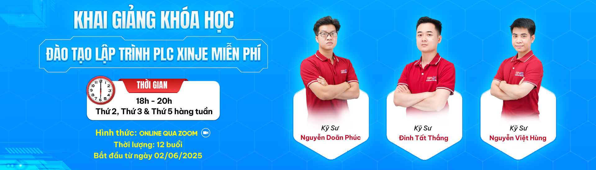 Đăng ký học lập trình PLC Xinje miễn phí